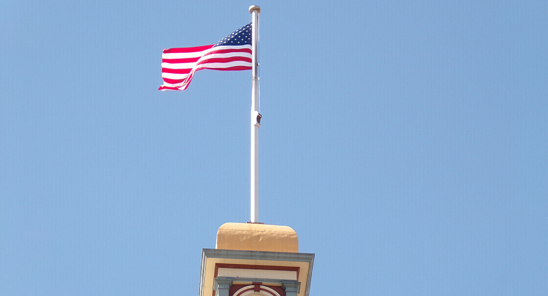 Flag restoration brings community pride to… | The Berne Witness
