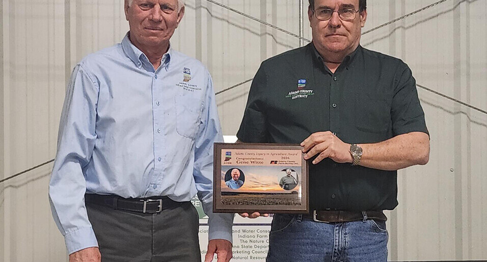 Witte receives Legacy in Agriculture Award | The Berne Witness